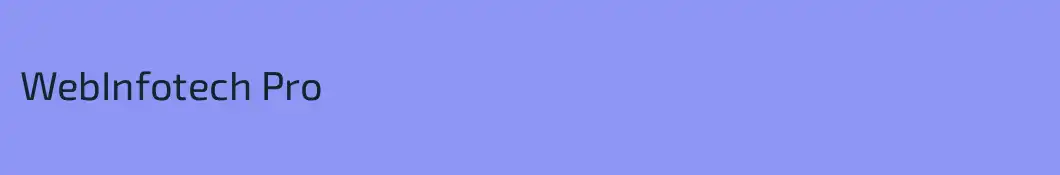 WebInfotech Pro